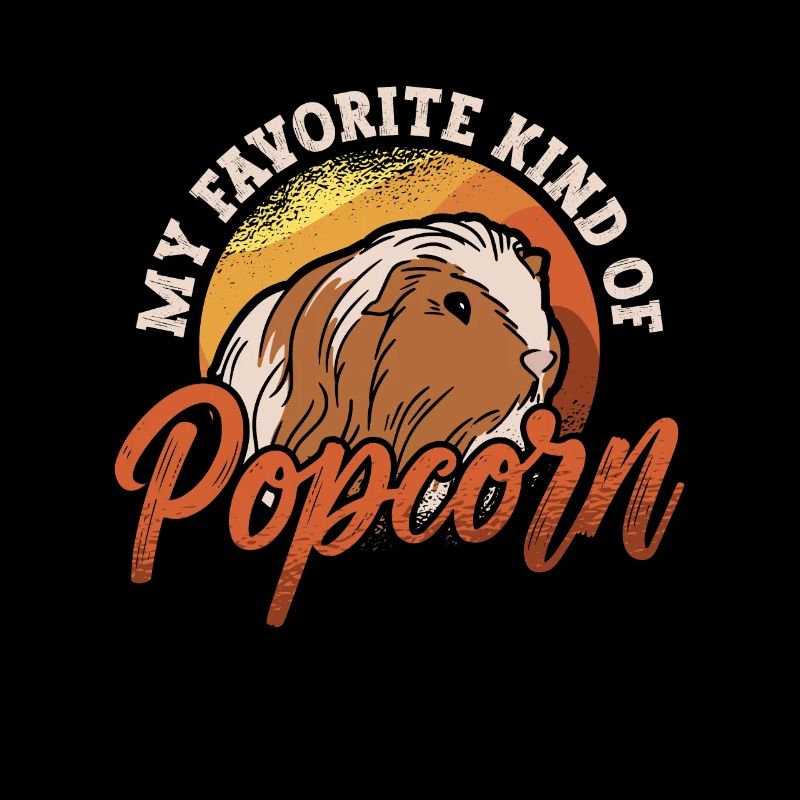 Cochon d’Inde Mon type préféré de hamster Popcorn