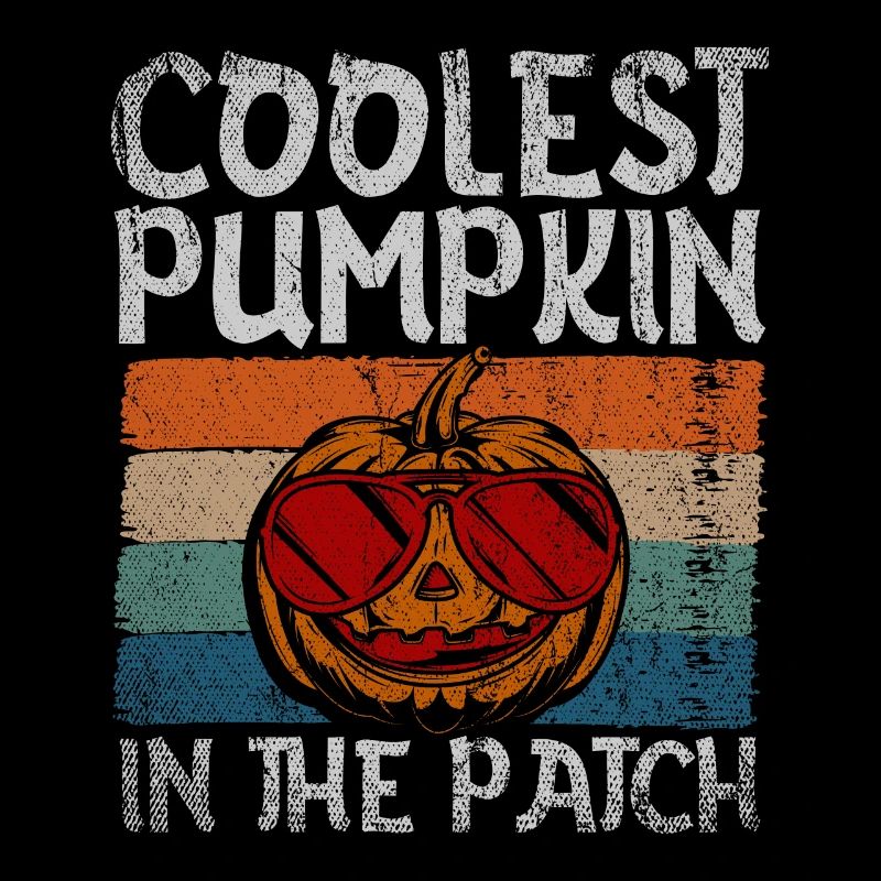 La citrouille la plus cool du patch Halloween