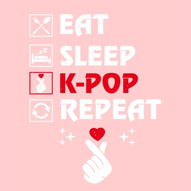 Manger Dormir K-pop Répéter coréen