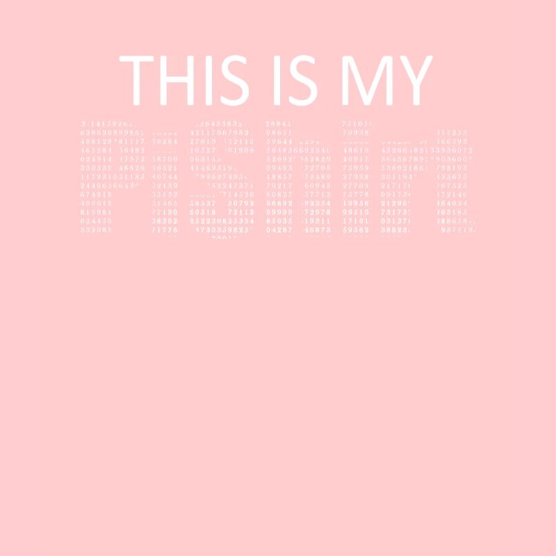 Pi Make Math Nerd Circle Number Pi Symbol