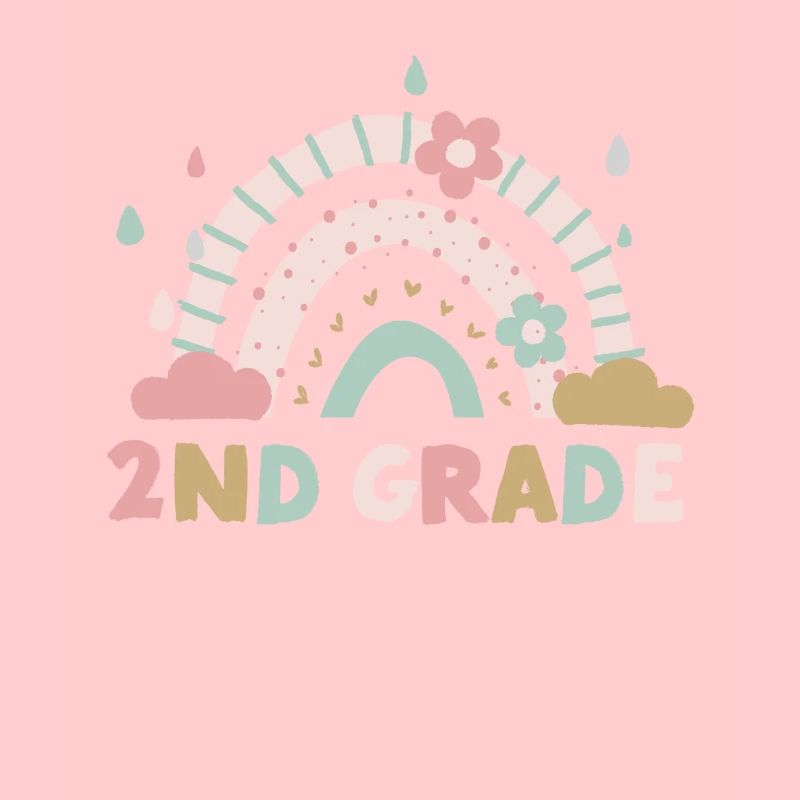 Second Grade 2nd Rainbow Teacher Student 100th