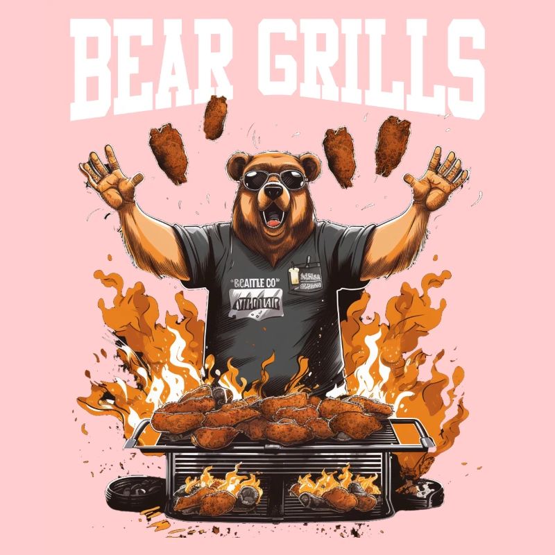 Bear Grills Barbecue BBQ Grilling Wilderness