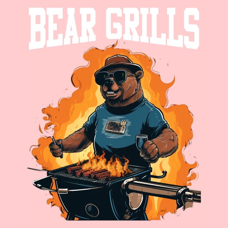 Bear Grills Barbecue BBQ Grilling Wilderness