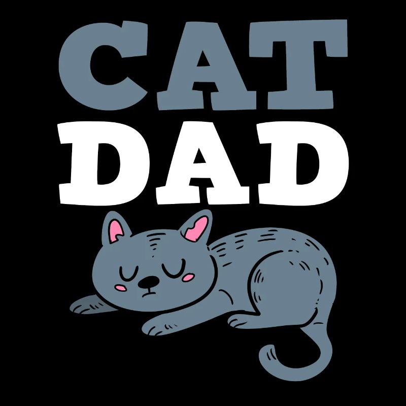Cat Dad Katzenvater