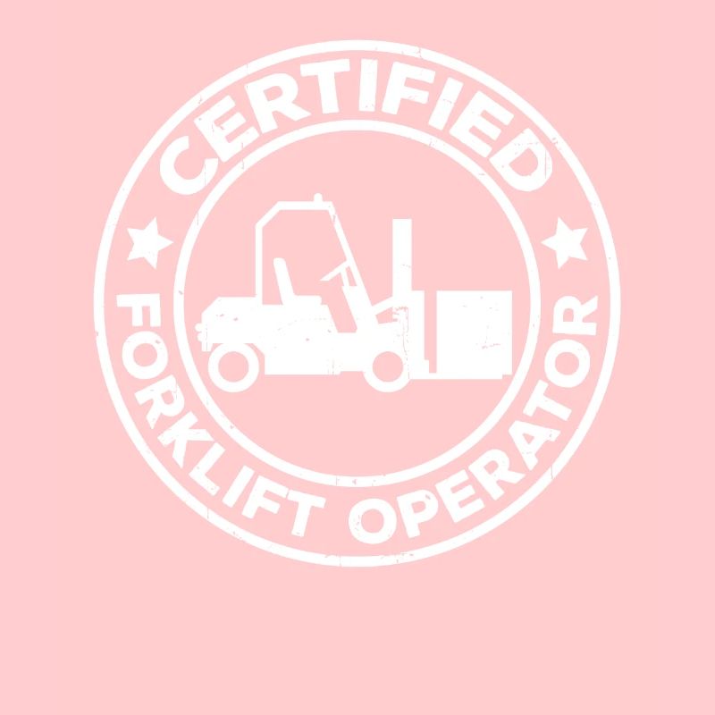Certified Forklift Operator Forkifter Funny Forkli