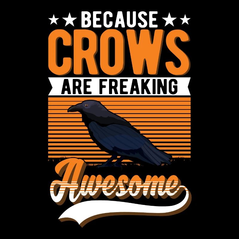 Because Crows are freaking awesome Krähe