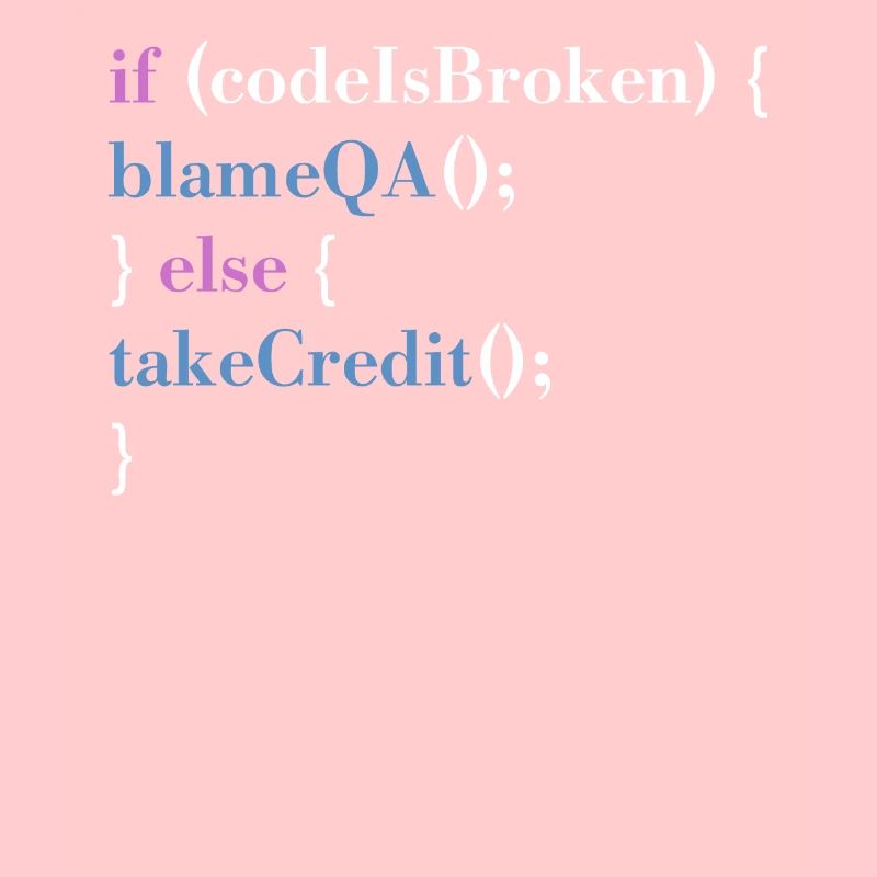Programmer QA Saying Computer Programming