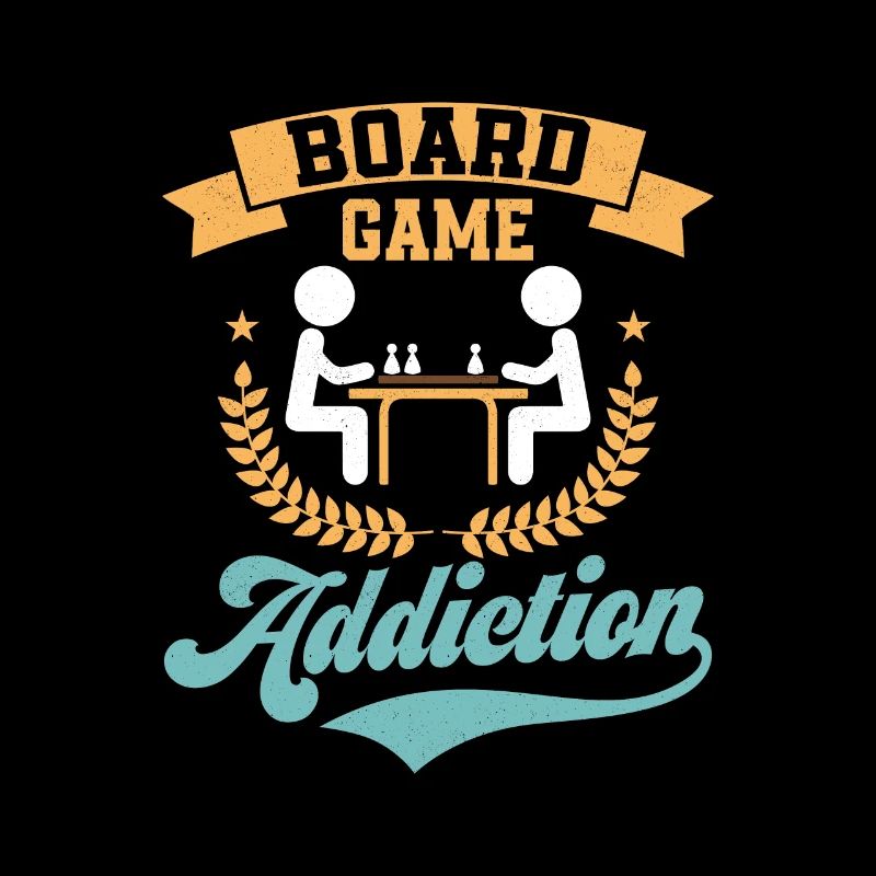 Board Game Addict Nerd Gamer Tabletop Player