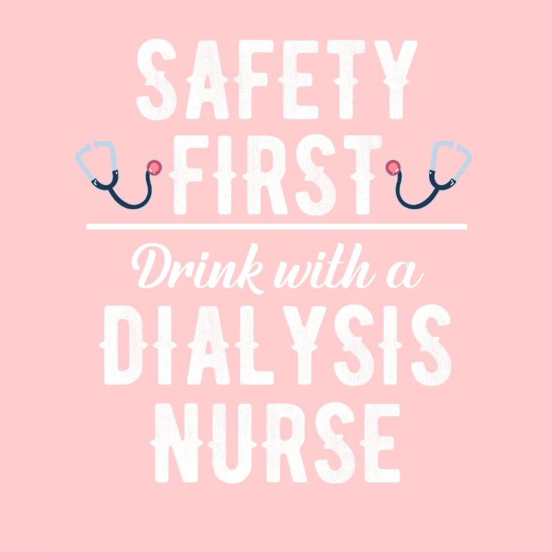 Safety First Drink Mit Einer Dialyseschwester