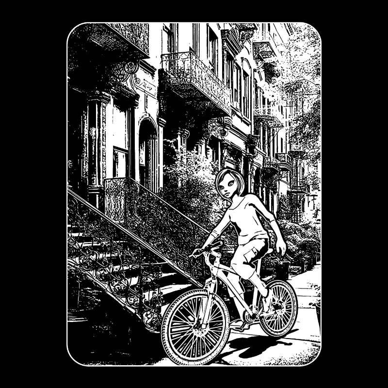 NYC Comic Image: Distinctive Design for Bikers