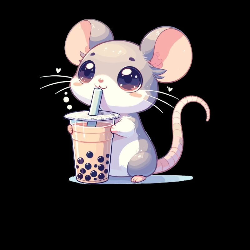 Kawaii Mäuse Bubble Tea Boba Maus