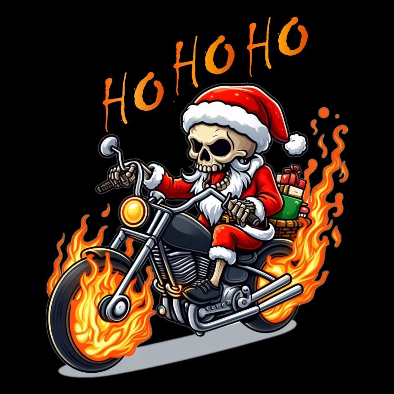 Père Noël squelette maléfique