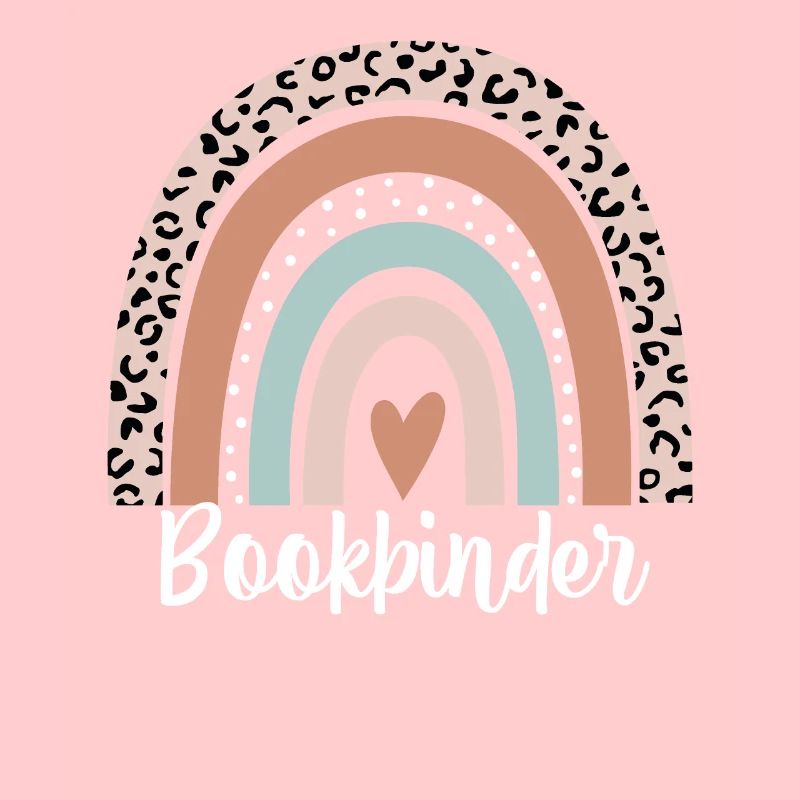 Buchbinder Regenbogen Leopard Lustiger Buchbinder