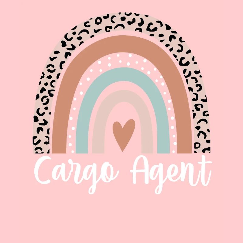 Cargo Agent Rainbow Leopard Funny Cargo Agent