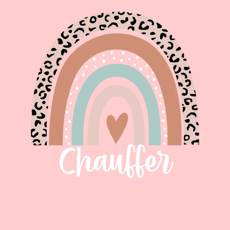 Chauffer Rainbow Leopard Funny Chauffer