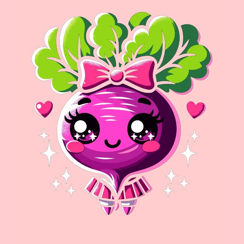 Beetroot Beets Vegetables Kawaii Beets