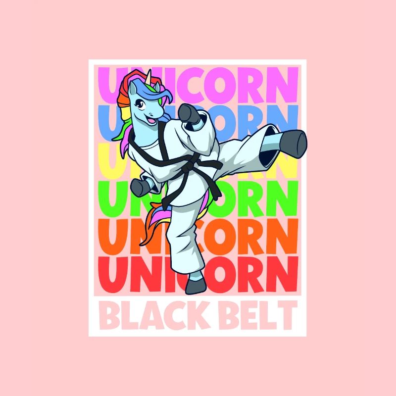 Einhorn - Tang Soo Do Schwarzer Gürtel