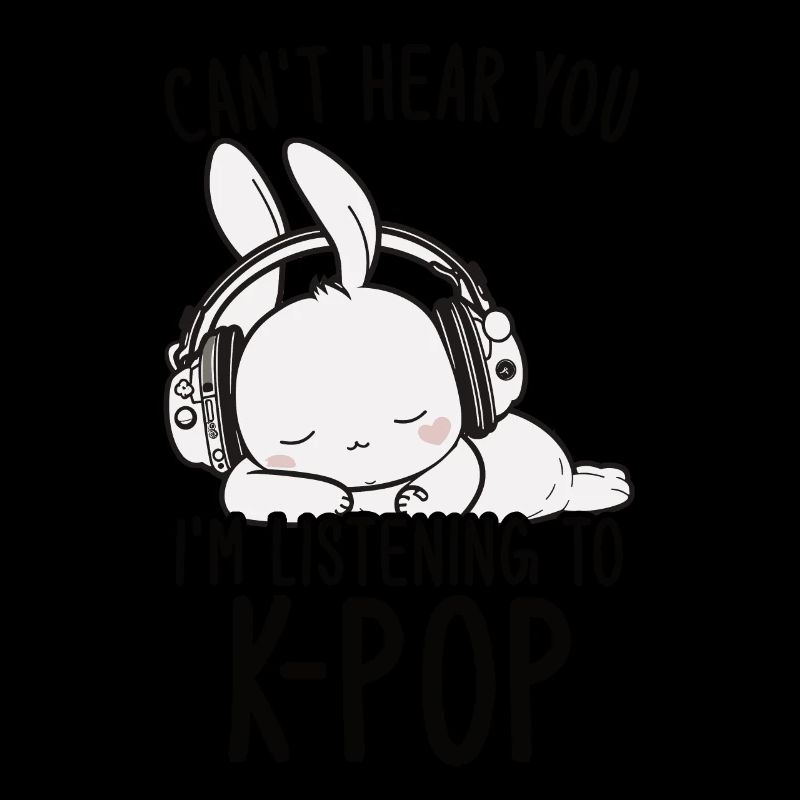 Je ne t’entends pas, j’écoute Kpop Rabbit K-pop