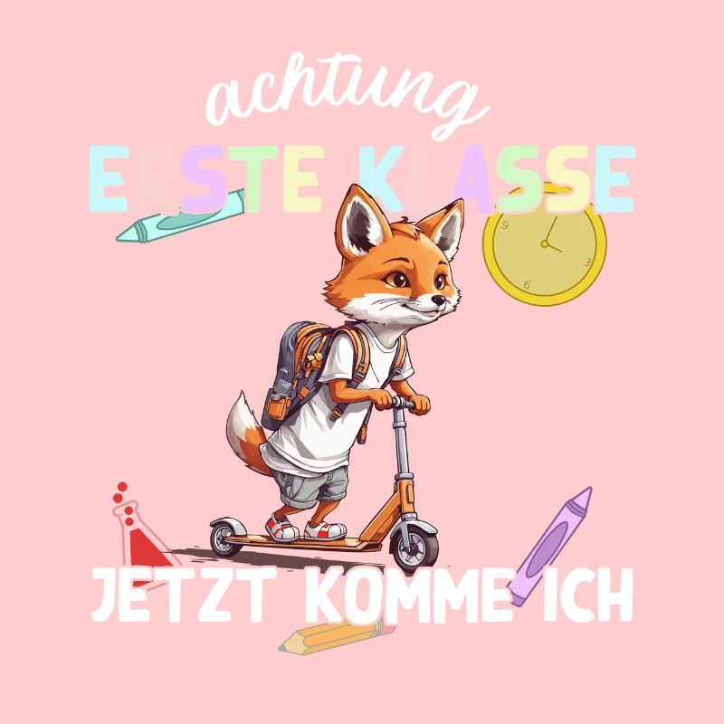 Fuchs Erstklässler Einschulung Schulstart Design
