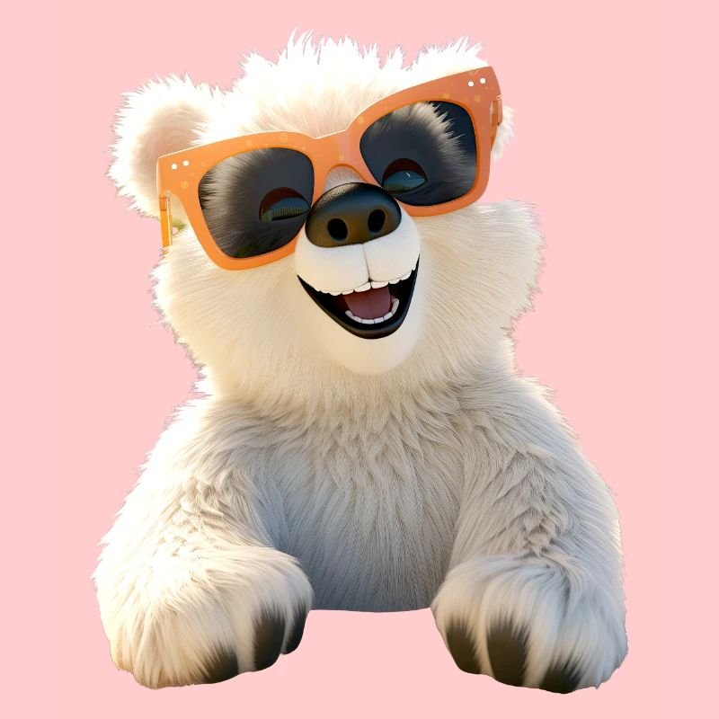 Eisbär mit Sonnenbrille Bären Liebe Süße Eisbären