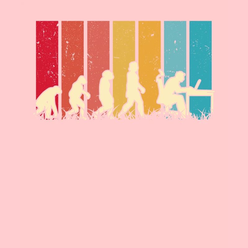 Informatiker Evolution Programmierer Nerd