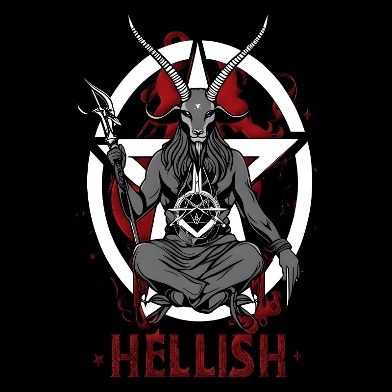 Hellish Satan Baphomet