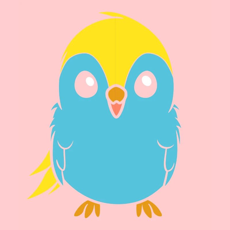 Cute little parakeet