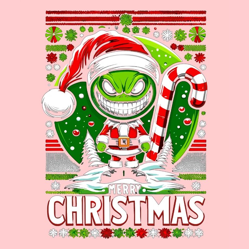 Candy Cane Noël humour Tee