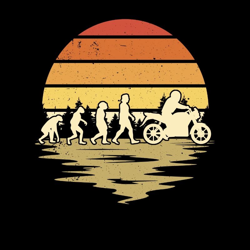 Motorcyclist Evolution Motorcycle Biker