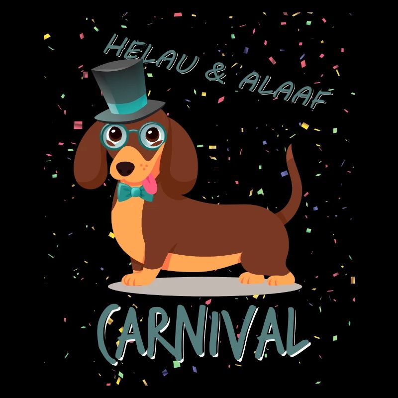 Gentleman, Teckel, Carnaval, Carnaval, Helau Alaaf