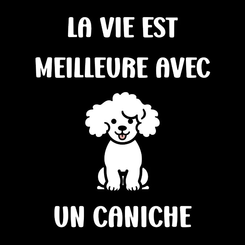 Humour chien petit caniche