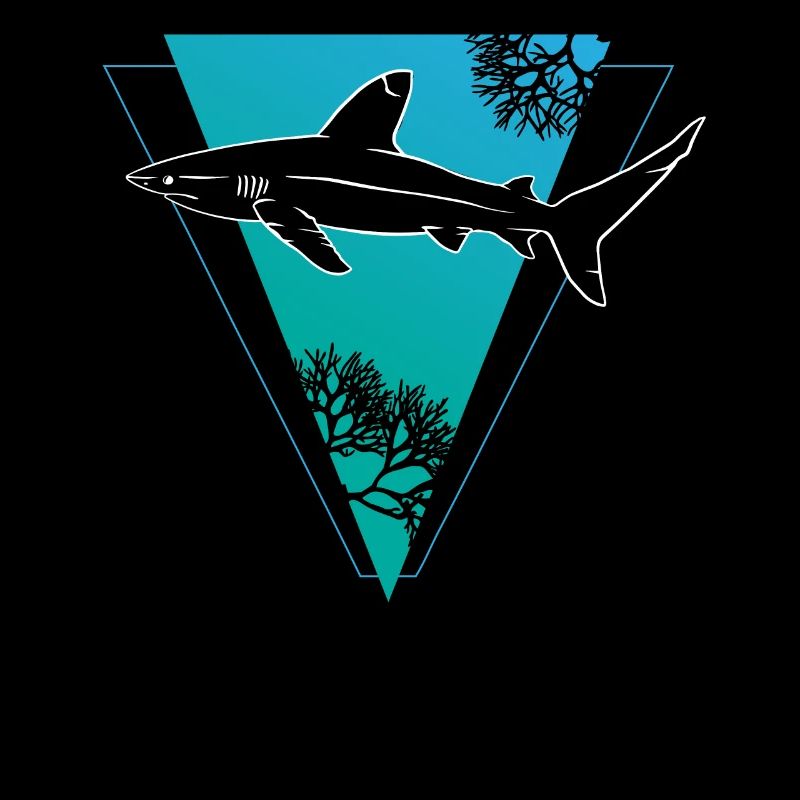 Coral Shark Triangular Frame