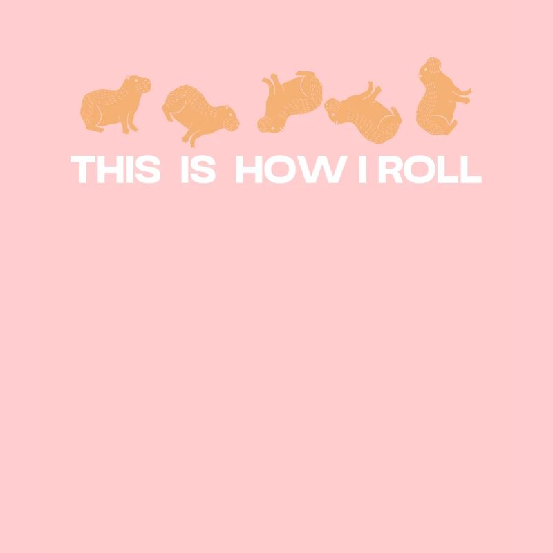 C'est comme ça que je roule un joli capybara