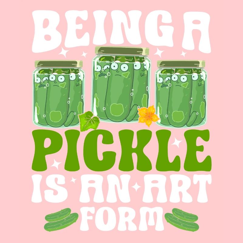 Être un cornichon est une forme d’art - Tshirt concombre