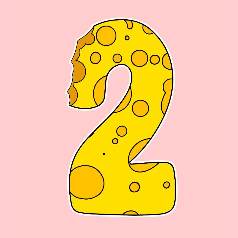 Number 2 - Two - Second