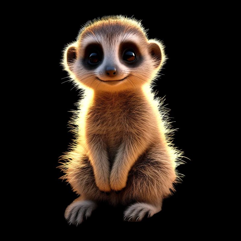 Erdmännchen Tierliebhaber Süßes Surikate Mangusten