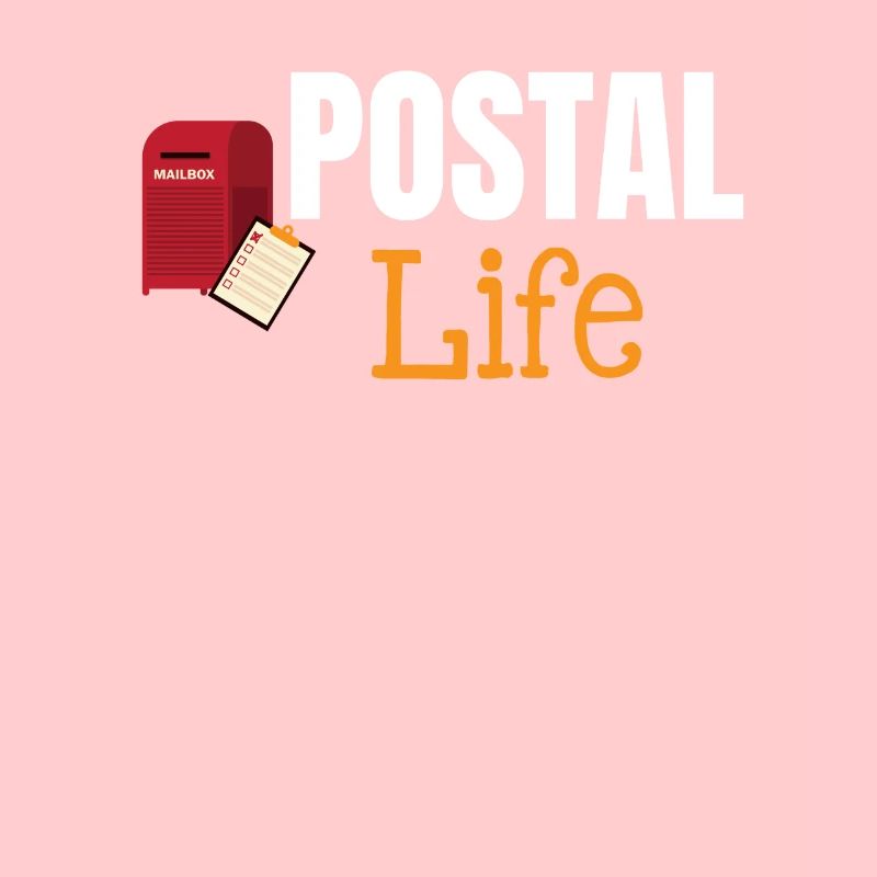 Postal Life Funny Worker Postman Postman