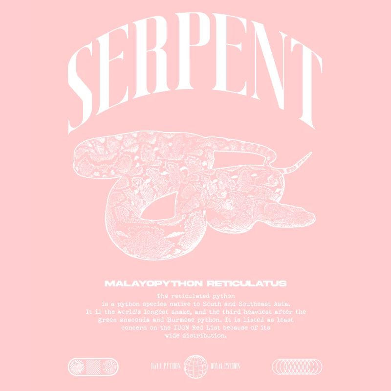Python réticulé Reptile Keeper Streetwear