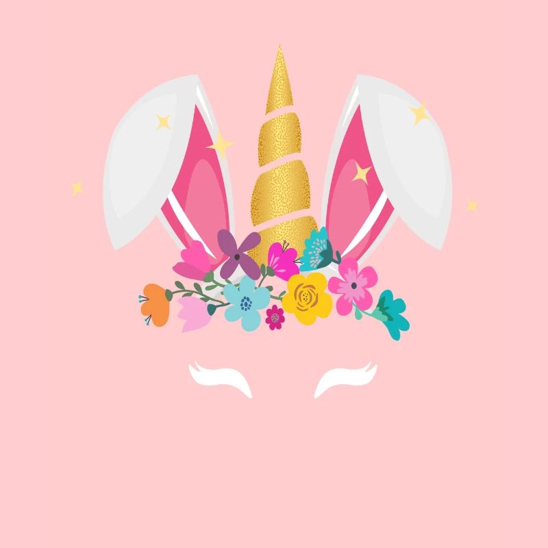 Osterhase Hasenohren Einhorn Mädchen