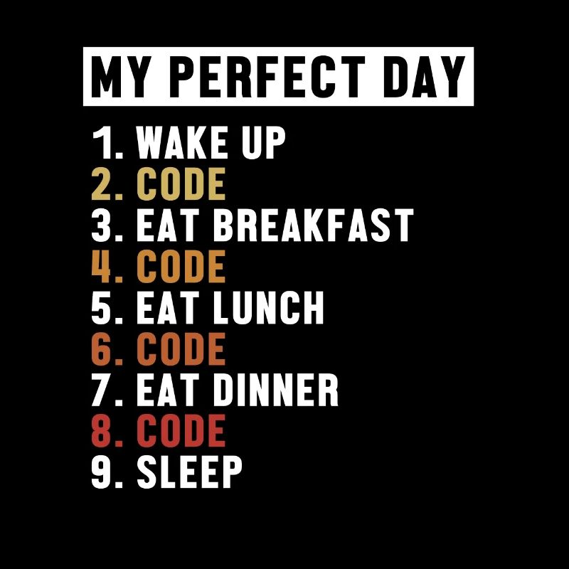 Coding Perfect Day Developer Software Engineer
