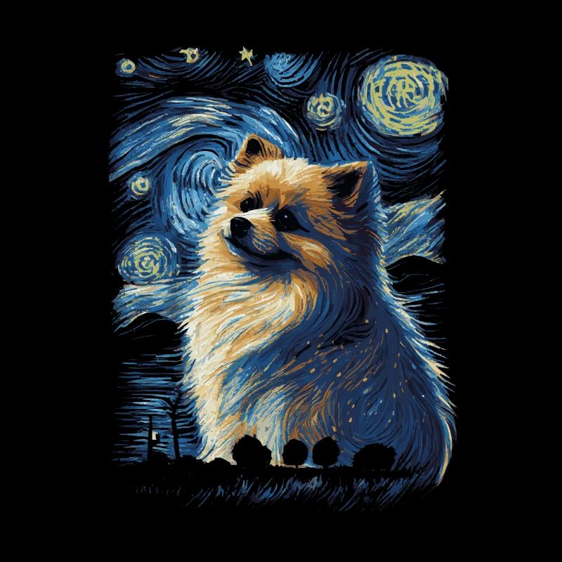 Zwergspitz Starry Night