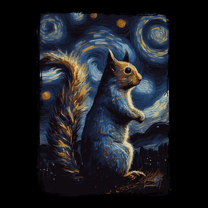 Eichhörnchen Starry Night