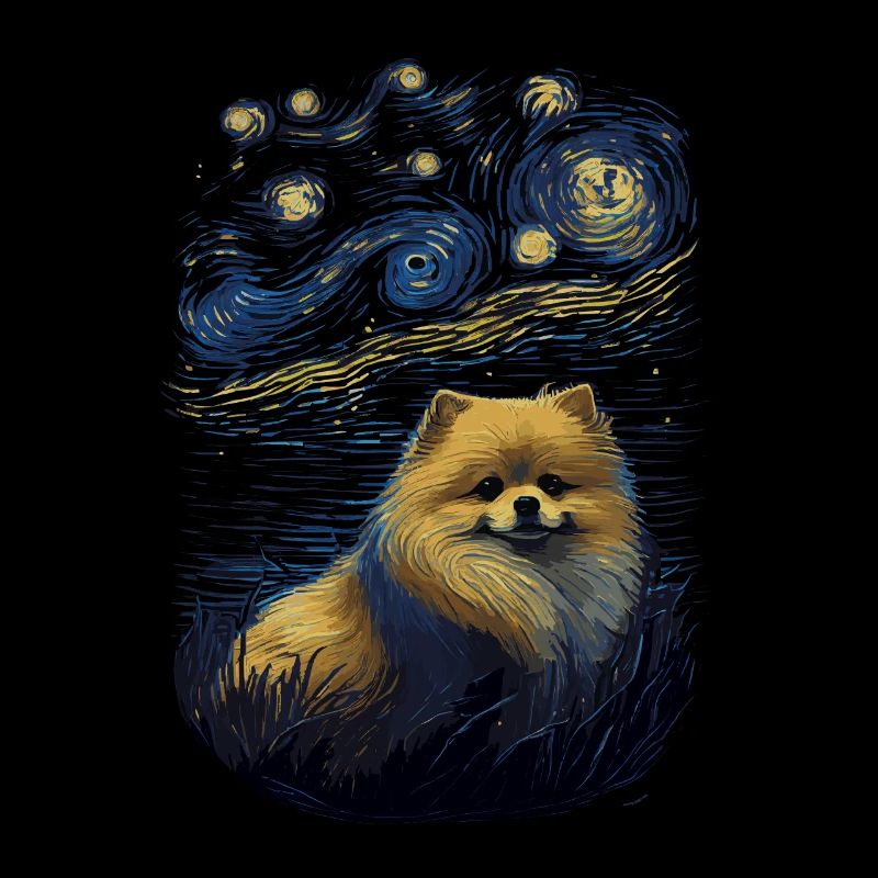 Zwergspitz Starry Night
