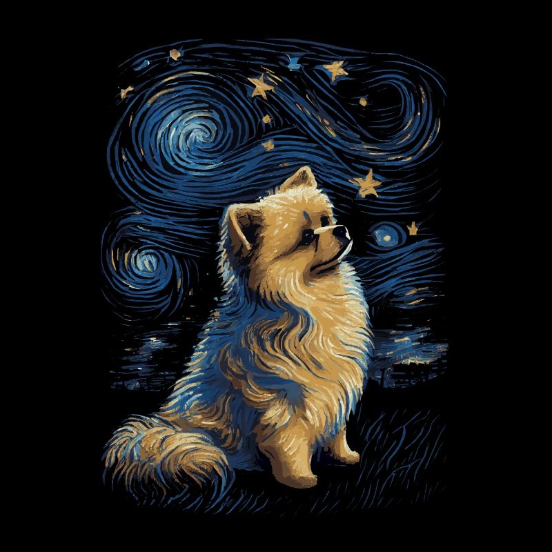 Zwergspitz Starry Night