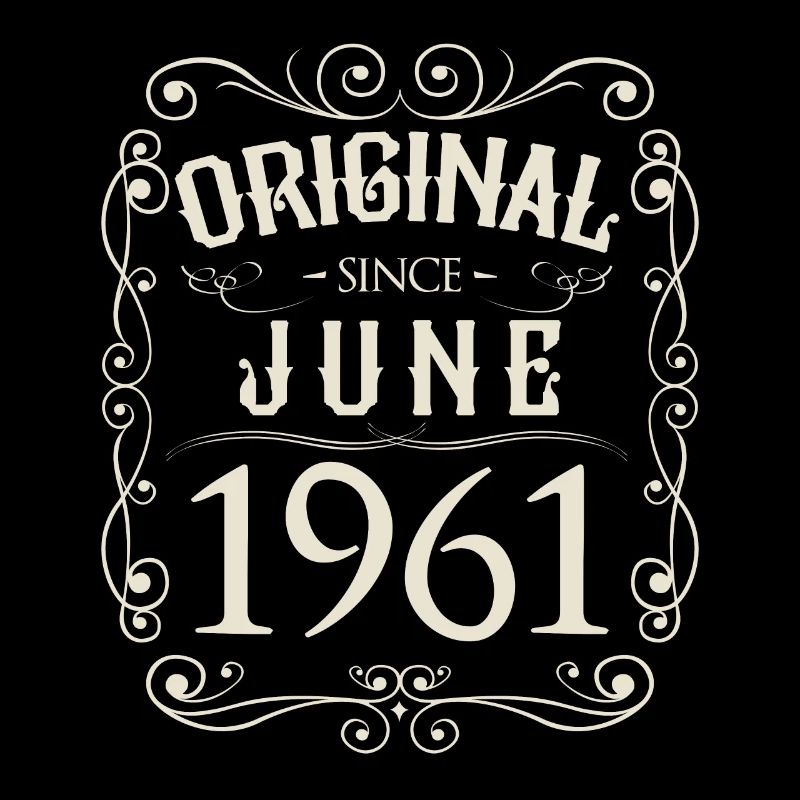 Vintage - Original since Juni 1961 Geburtstag