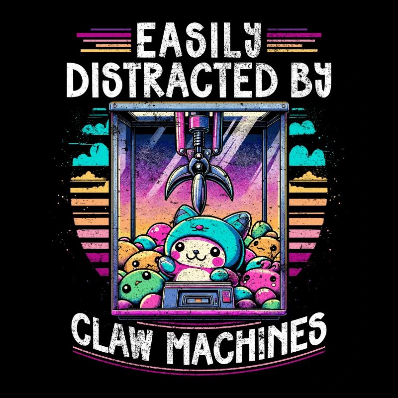 Easily Distracted By Claw Machines Greifautomat