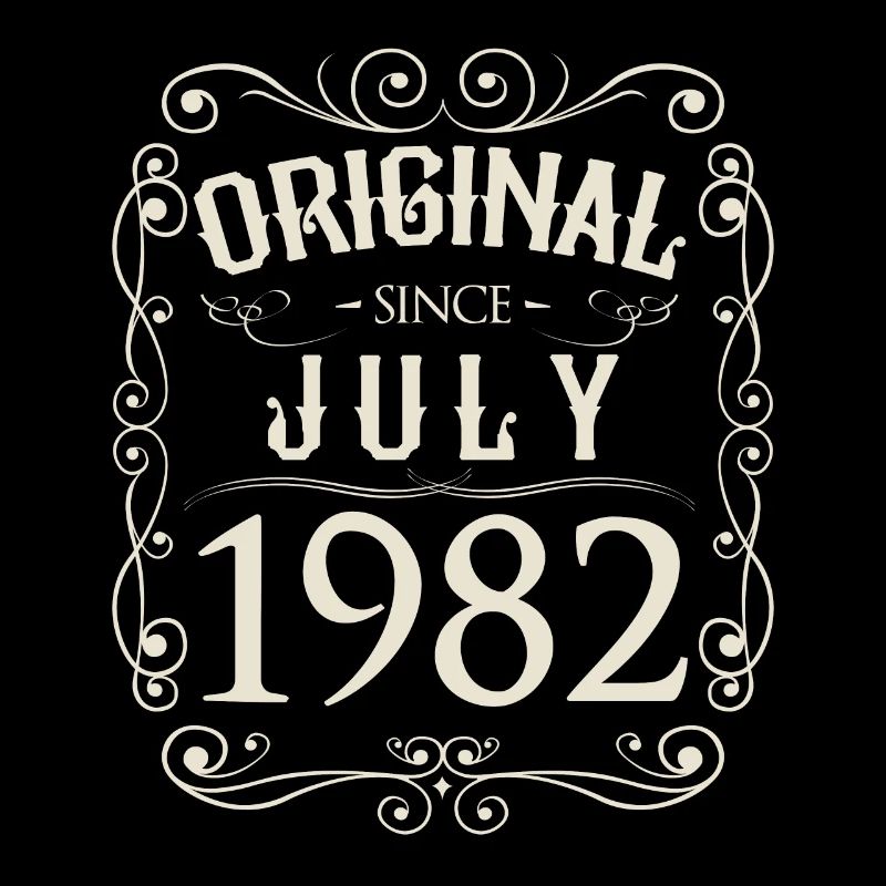 Vintage - Original since Juli 1982 Geburtstag
