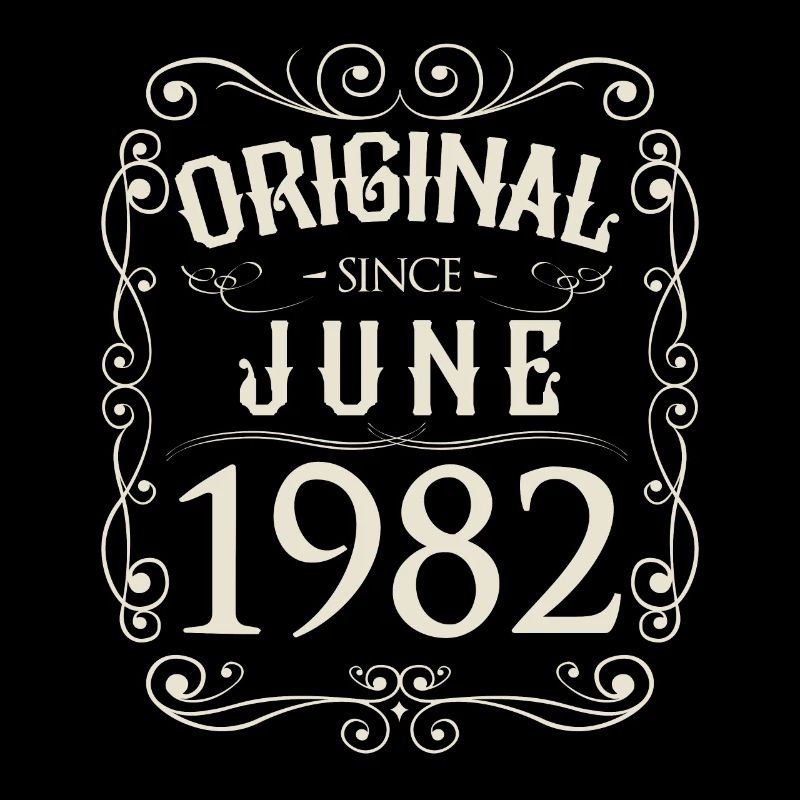 Vintage - Original since Juni 1982 Geburtstag