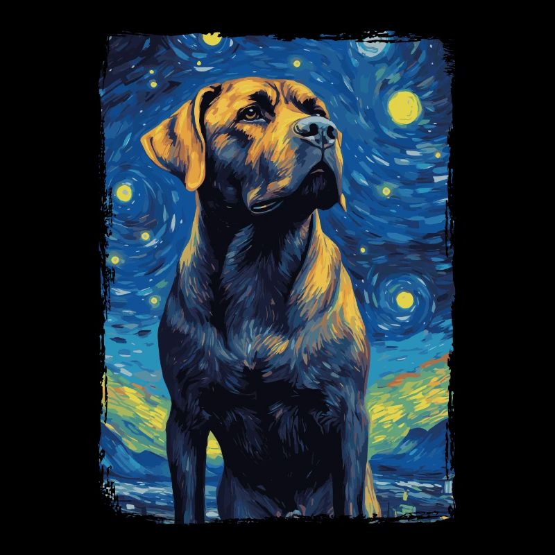 Cane Corso Starry Night