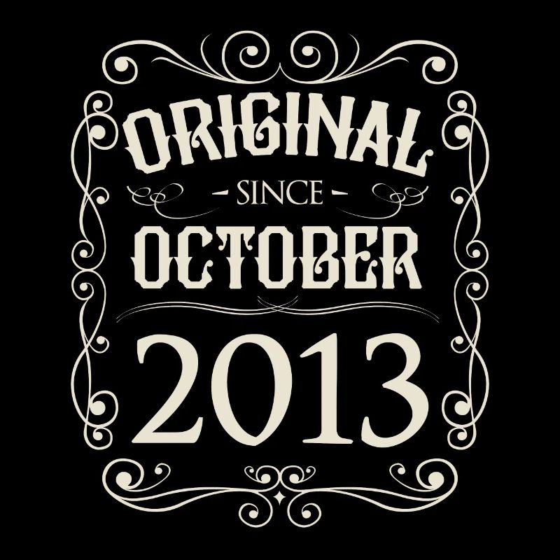 Vintage - Original since Oktober 2013 Geburtstag